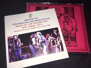 ●Bob Dylan The Rolling Thunder Revue - Night Of The Hurricane NY 1975 : Empress Valley プレス4CD/赤ジャケット