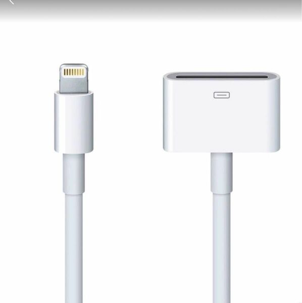  Apple 純正 Lightning-30ピンアダプタ(0.2m) MD824AM/A A1450 30PIN 変換ケーブル