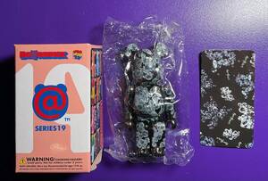 BE@RBRICK シリーズ19 シークレット MAT TBLACK マットブラック 袋未開封品 1/192 メディコムトイ ベアブリック SERIES19 MEDICOMTOY 2009