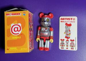 BE@RBRICK シリーズ3 ARTIST デビルロボッツ 開封品 メディコムトイ ベアブリック SERIES3 MEDICOMTOY 2002年　devilrobots　トーフ親子 