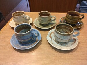 《美品》コーヒーカップ 5客セット 7.5㎝