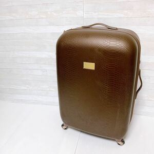 Samsonite BLACK LABEL Carry case SPINNER 76 python Brown Samsonite TSA lock 