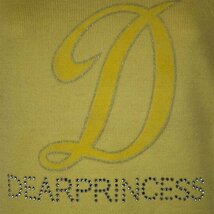 Last Dear Princess サイズ38(M）ロゴ半袖Tシャツ イエローー_画像3