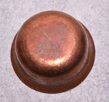 銅器◆銅製　鉢　皿　建水　14.5cm◆打出し　copper　VESSEL 　ハンドメイド_画像5