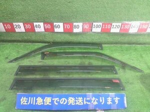 三菱 パジェロ ロング GR V93W 純正 ドアバイザー バイザー 雨よけ スモーク系 1台分 4枚セット 傷有り