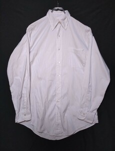 90s USA製 BROOKSBROTHERS ブルックスブラザーズ ボタンダウンシャツ ストライプ 15-2 検索 オックスフォード ヴィンテージ 