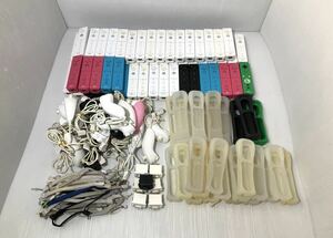 任天堂 Wii リモコン 57台 ヌンチャク 21台 周辺機器 大量まとめ 動作未確認 ジャンク Nintendo ウィー モーションプラス シリコンカバー