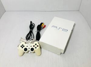 SONY PS2 本体 SCPH-55000 ホワイト 一式 動作良好 コントローラー PlayStation2 初期型 厚型 プレイステーション2 ソニー 白