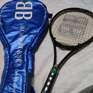 made in USA Tour Pro use racket new goods unused ultra rare BLACK BURNE DS 107 SUPER MID Double Strung