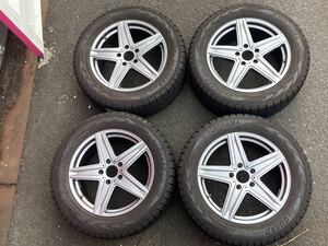 【手渡し限定】●A3423● 275/55R19 YOKOHAMA ヨコハマ iceGUARD G075 H824 19×8.5J 5×130 ベンツ Gクラス AMG G440d G550 G63