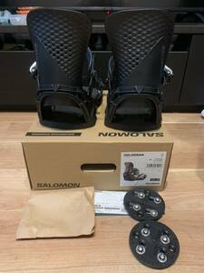 23-24　国内正規品　SALOMON　サロモン　HOLOGRAM　ホログラム　Mサイズ　BLACK　フリーライディング　パウダー　シャドウフィット