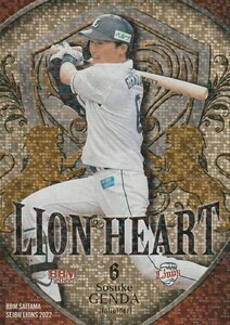 BBM 2022 埼玉西武ライオンズ 源田壮亮 /50 パラレル LH7 LION HEART