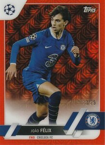 2022-23 Topps UEFA Club Competitions JAPAN EDITION Joao Felix /25 70 Orange