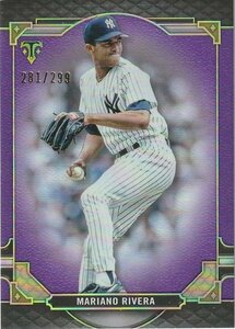 2022 TOPPS Triple Threads Mariano Rivera /299 54 Amethyst