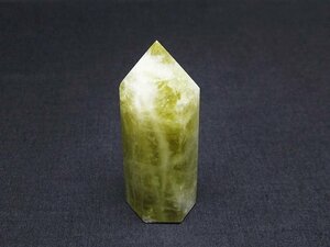 誠安◆天然石最高級品シトリン水晶六角柱[T61-12893]