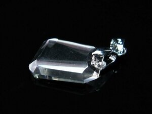 誠安◆天然石最高級品ヒマラヤ水晶ペンダント[T357-1635]
