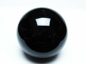 誠安◆極品天然AAAモリオン 純天然 黒水晶 丸玉 86mm [T572-9348]