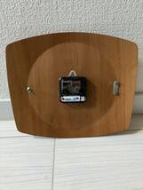 希少 60's 70's KIENZLE キンツレー ウォールクロック 掛時計 クォーツ式 Germany ドイツ製 木製枠 北欧ヴィンテージ ミッドセンチュリー _画像5