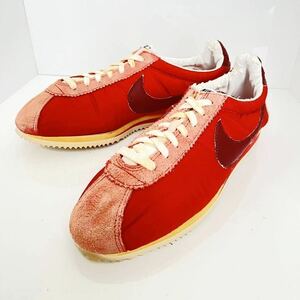 NIKE VNTG ナイロン コルテッツ オレンジタブ スペシャルカラー （ ナイキ ビンテージ 70s 復刻 レプリカ 選手別注 マラソン 80s 風車 90s