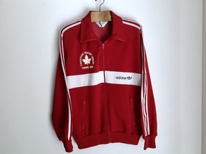 カナダ代表モデル アディダス国別 ヴィンテージ ジャージ レッド2 made in taiwan 80s adidas canada バックプリント W杯 オリンピック五輪