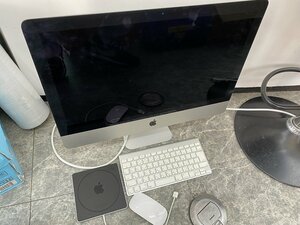 ■希少品【Apple iMac アップル 21.5インチ A1418 C02NT2KMF8J2 純正キーボード マウス USB SuperDrive 付き デスクトップPC】SH-17795