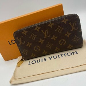 ω希少【LOUISVUITTON ルイヴィトン ジッピーウォレット モノグラム M42616 ラウンドファスナー長財布 メンズ レディース】KH11004