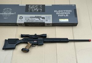 #綺麗【TOKYO MARUI 東京マルイ ヘッケラー アンド コック H&K PSG-1 ELECTRIC SNIPER スナイパーライフル 電動ガン トイガン 元箱】P01217