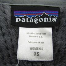 USA製 Patagonia サイズ WOMEN’S XS フリース ジャケット ポーラテック 2トーン レディース ブラック パタゴニア 古着 ビンテージ 3JA0505_画像4