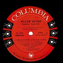 USオリジナルLP！Columbia 6EYE 360Sound DGラベル George Van Eps / Mellow Guitar 57年【CL 929】7弦ギター イージーリスニング ジャズ_画像2
