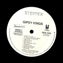 プロモ盤白ラベル！USオリジLP！MASTERDISK刻印 ハイプステッカー付 Gipsy Kings / S.T. 88年【Elektra / 60845-1】ジプシー・キングス_画像2