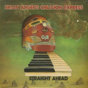 USオリジLP！Brian Auger's Oblivion Express / Straight Ahead 1974年【RCA / APL1-0454】プログレ モッズ ジャズ・ファンク Brian Auger