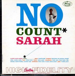 USオリジナルLP！DG 深溝 MONO盤 Sarah Vaughan / No Count Sarah 59年【Mercury / MG 20441】サラ・ヴォーン ジャズ・ヴォーカル Jazz