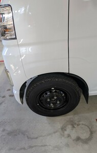 ダイハツハイゼットカーゴ　５年１２月納車　新車外しタイヤ・ホイール、ホイールカバー、ナット　145 80 R12 80/78N LT YOKOHAMA JOB RY52