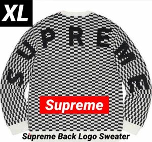 Supreme Back Logo Sweater シュプリーム バックロゴ スウェット チェックボード キムタク セーター