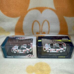 エブロ 1/43S JGTC 2000 CASTROLSUPRA 01JGTC CASTROL TOMS SUPRA 2台セット