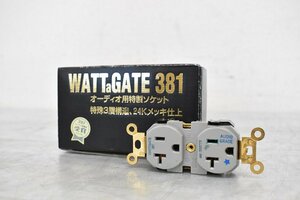 Σ9662 中古 WATTaGATE 381 ワッタゲート オーディオ用特製ソケット ①