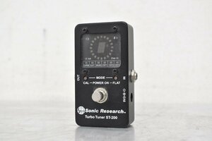 Σ0348 中古 Sonic Research ST-200 ソニックリサーチ ペダルチューナー