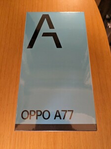 OPPO A77 ブラック SIMフリー 　ブルー　新品未開封