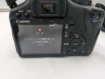 #1834【CANON EOS KISS X2】キャノン/本体+レンズ2点セット/18-55/55-250/通電確認済み/エラー表示/動作未確認/現状品/ジャンク_画像7