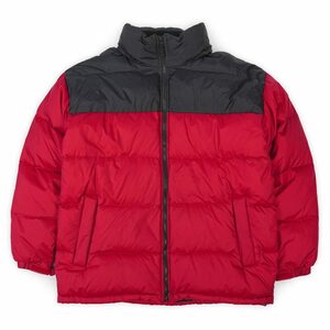 オールドギャップ OLD GAP 00's ダウンジャケット ビッグサイズ ヌプシ USA ビンテージ 古着 (-1195) レッド×ブラック XL