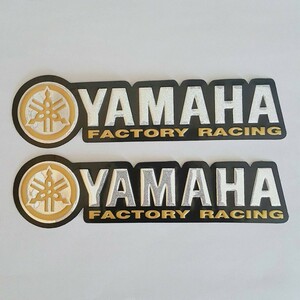 YAMAHA 2枚組Y01エンボス加工ステッカー PVC防水