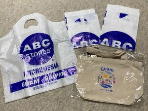 グアム guam ランチ トートバッグ ABCストアー ショッパーおまけ 布バッグ 土産