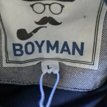 BOYMAN　ボーイマン　ブルゾンコート　ライナー付　タグ付き　未使用　Lサイズ　お洒落　古着　デッドストック　人気ブランド_画像9