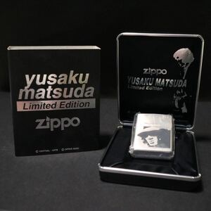【未使用】 松田優作 限定ZIPPO ジッポ シリアルナンバー入 ライター