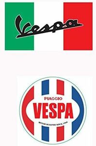 【残りわずか】 アウトドア用 防水加工ステッカー 車 Ducati バイク VESPA Vespa 2枚セット