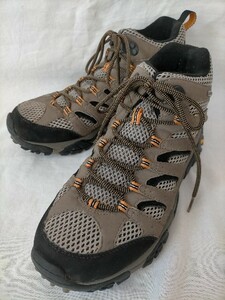 状態良好 MERRELL MOAB MID GORE-TEX メレル モアブ ミッド ゴアテックス トレッキングシューズ US8 26cm J87311 ★登山靴キャンプ