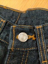 新品 デッドストック 90s USA製 ビンテージ 91年 Levi's 17505-7414 リーバイス レディース デニムパンツ ジーンズ 真紺 W28L32_画像6