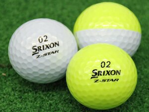 Aランク スリクソン SRIXON Z-STAR DIVIDE イエロー 2021年 20個 球手箱 ロストボール