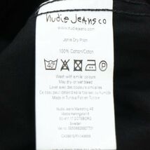 【新品 未使用】 Nudie Jeans ヌーディージーンズ 【JONIS】通年 ジョニス 長袖 ウエスタン シャツ Sz.XS　メンズ 黒　I4T00169_1#C_画像8