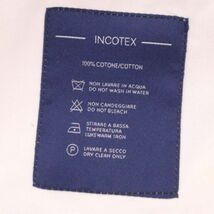 INCOTEX インコテックス 通年 コットン ノータック スラックス パンツ Sz.48　メンズ ポルトガル製★　I4B00071_1#R_画像9